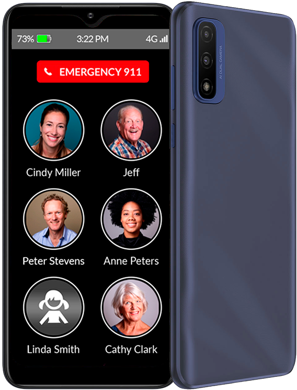 Memory Cell Phone for Seniors with Memory Loss (Verizon / AT&T